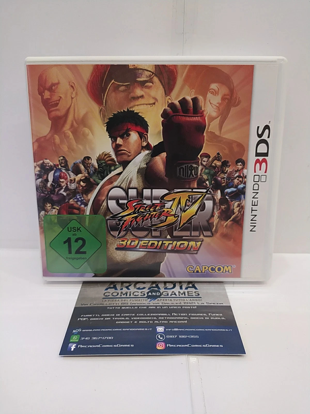 Street Fighter 4 IV 3D Edition 3DS Nintendo Triangolo Blu